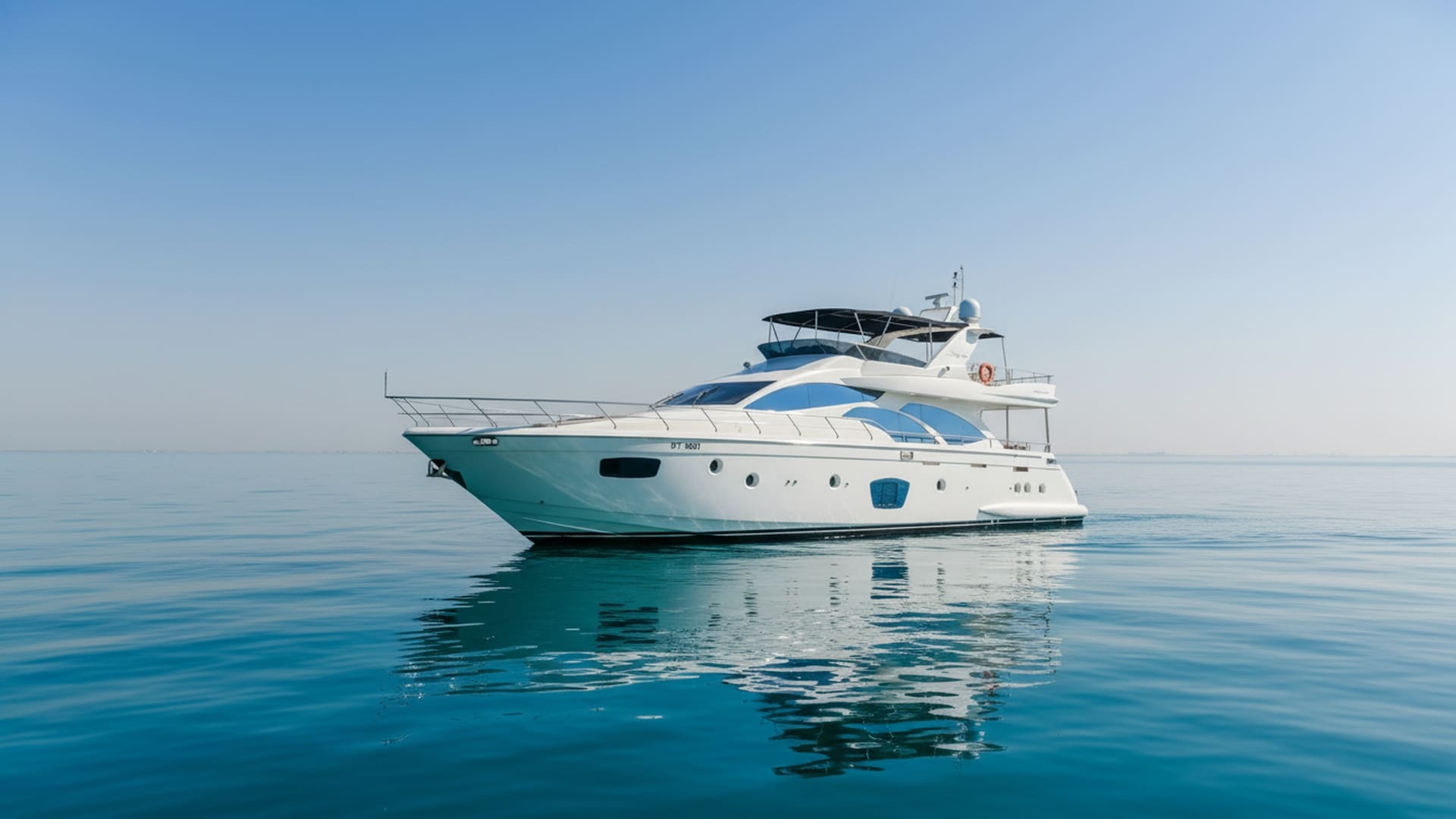 Sunrise Seeker 75 ft yacht exterior, premium Dubai charter