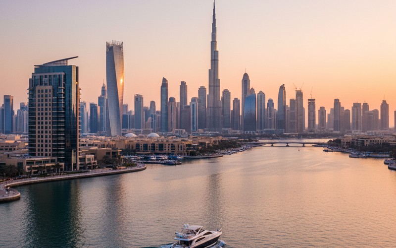 3-hour Marina to canal combined yacht tour Dubai