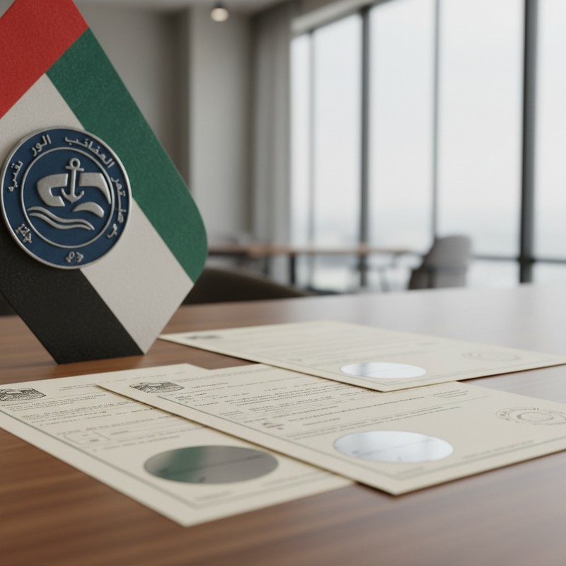 DMCA licensed private yacht charter Dubai — official maritime compliance certificate