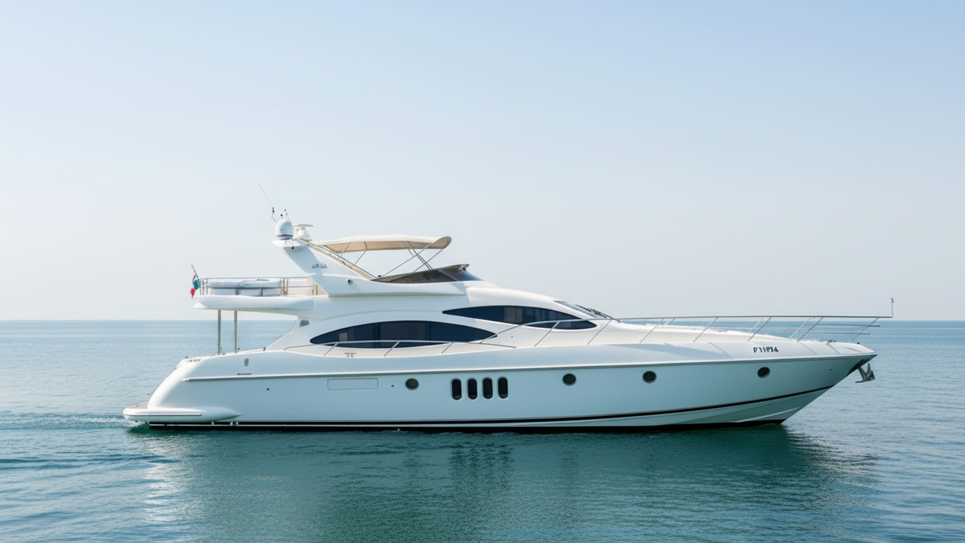 Royal Jewel 68 ft premium yacht exterior in Dubai