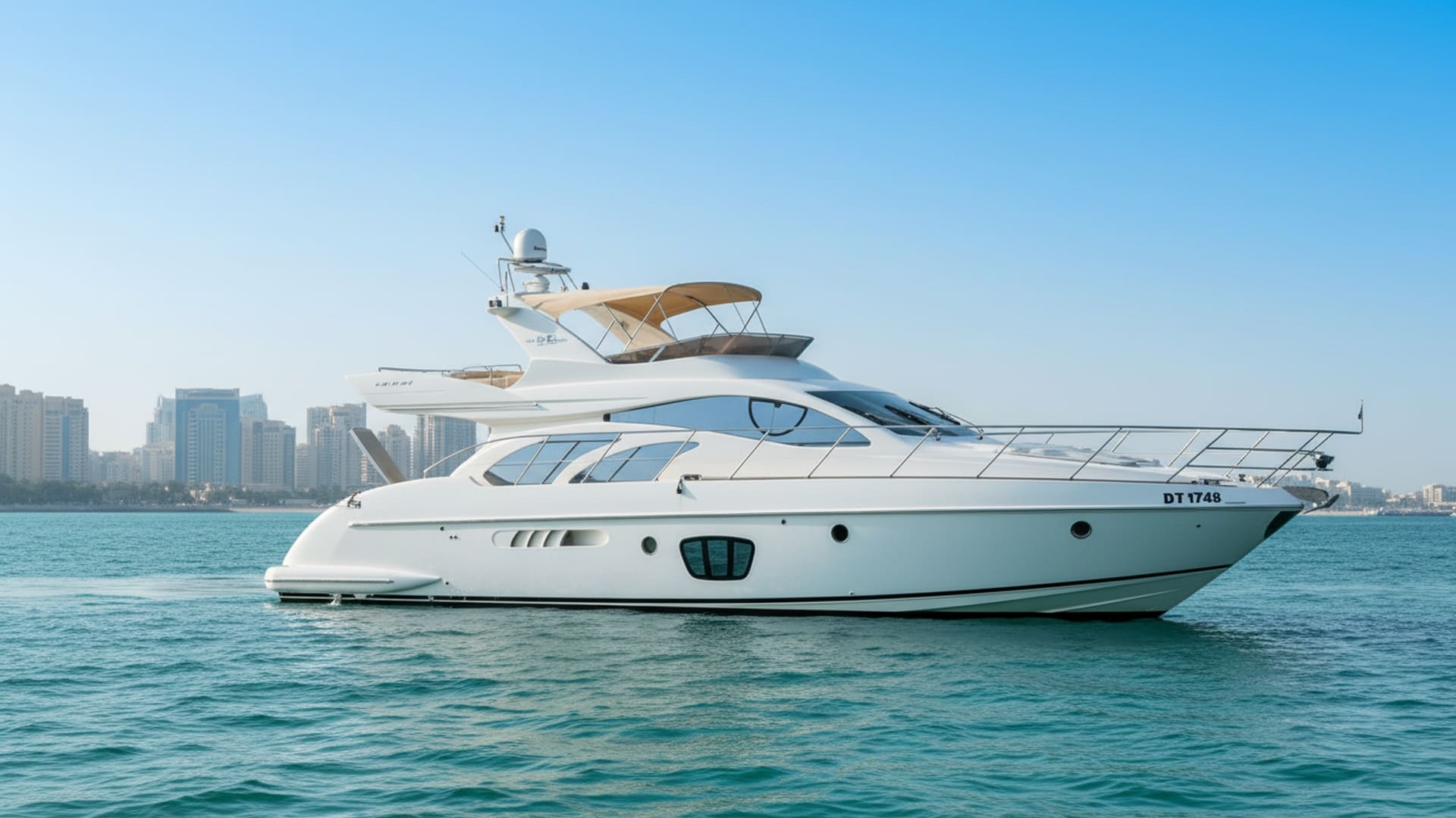 Ruby Explorer 55 ft: High-end Dubai yacht rental