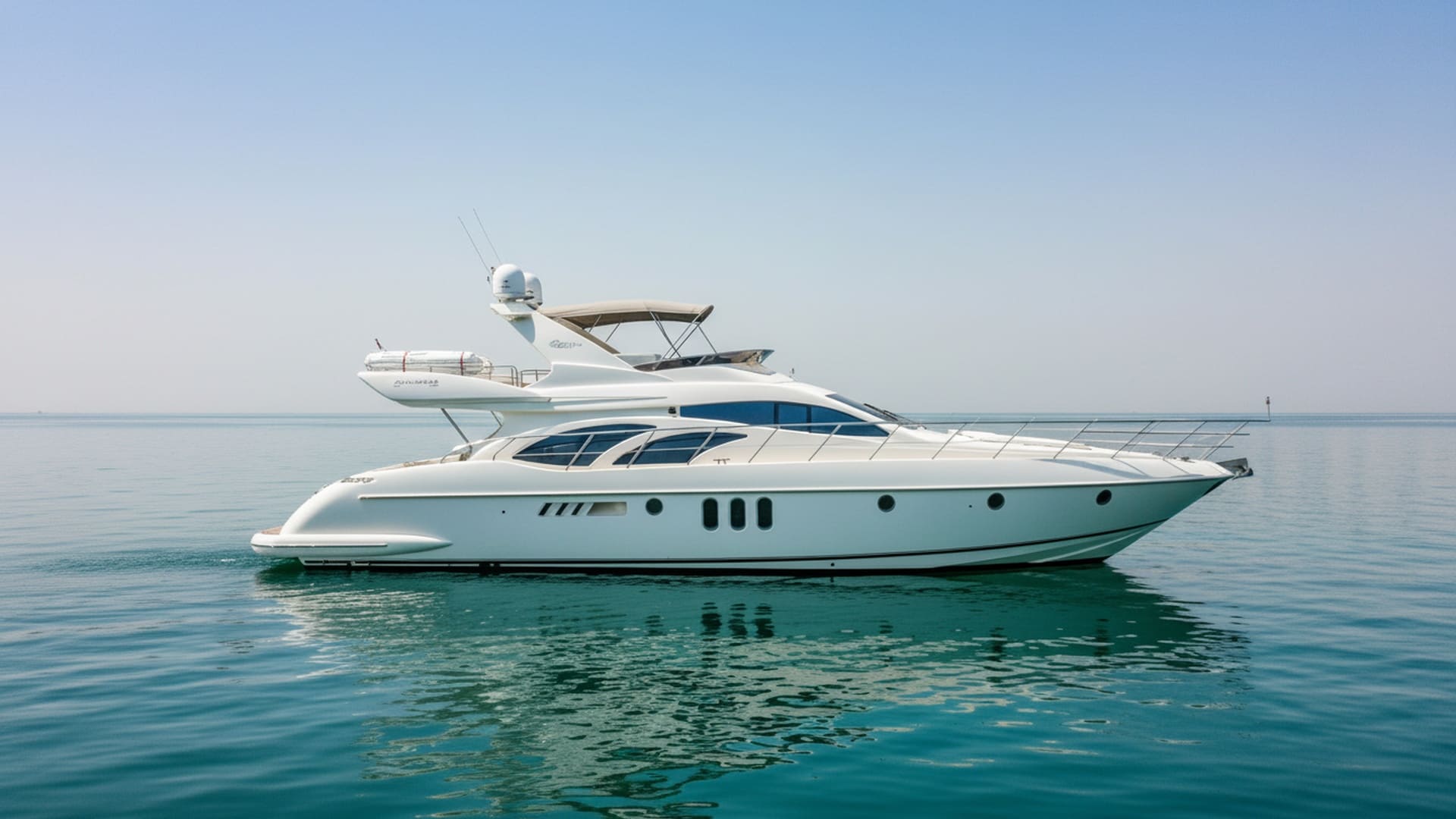 Starlight Glory 62 ft yacht exterior cruising Dubai waters