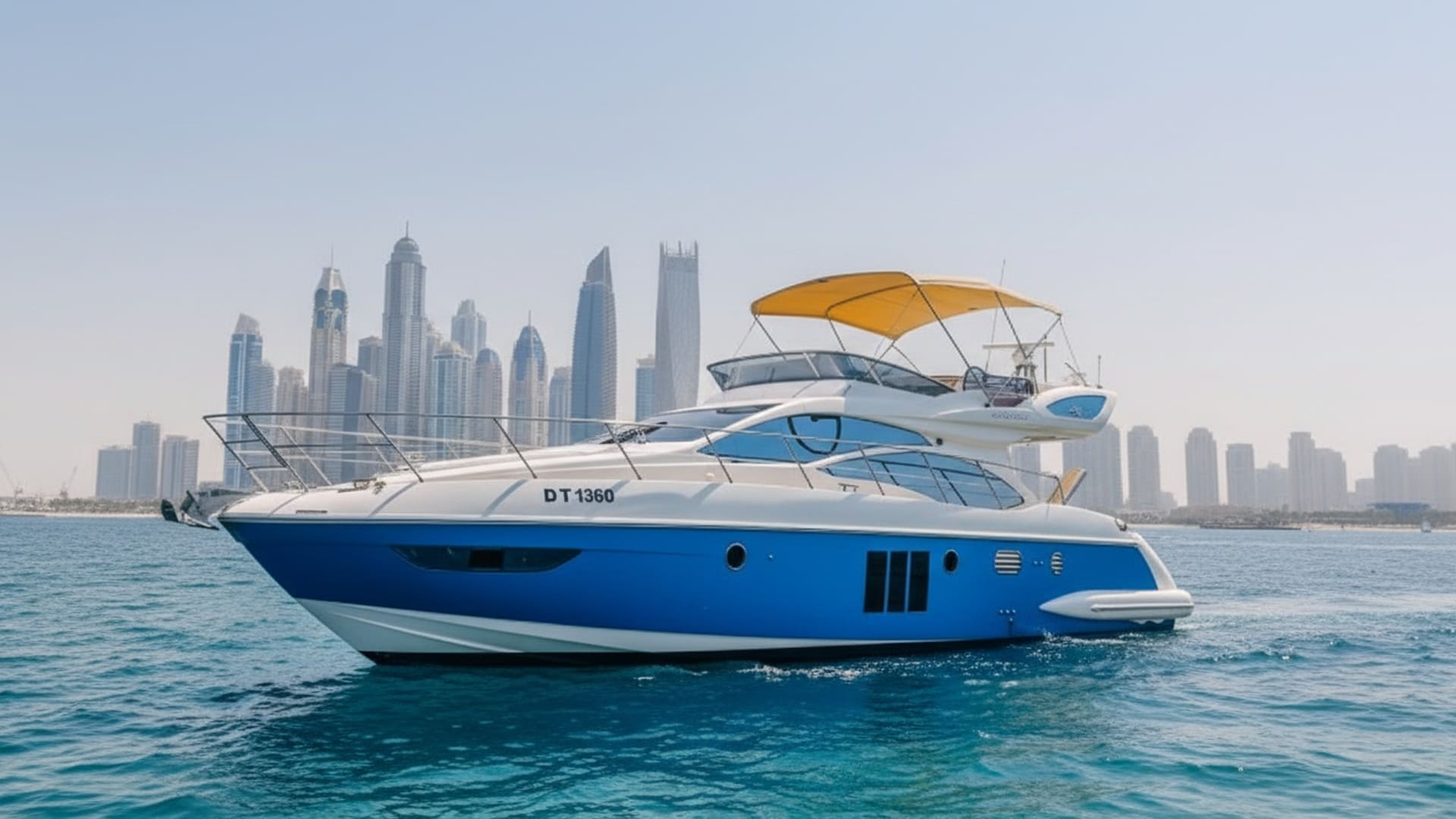 Mystic Thunder 48 ft yacht charter Dubai