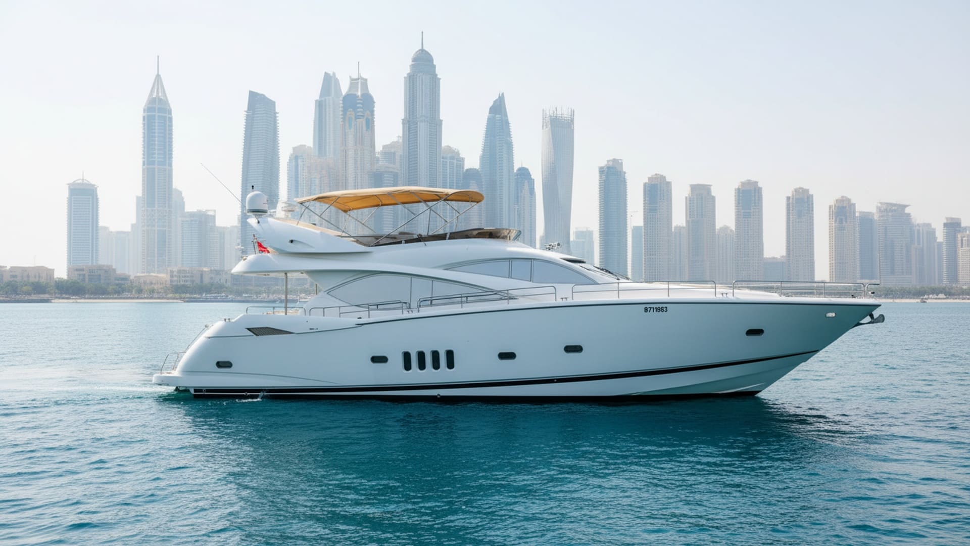 Noble Thunder 82 ft: High-end luxury yacht charter in Dubai