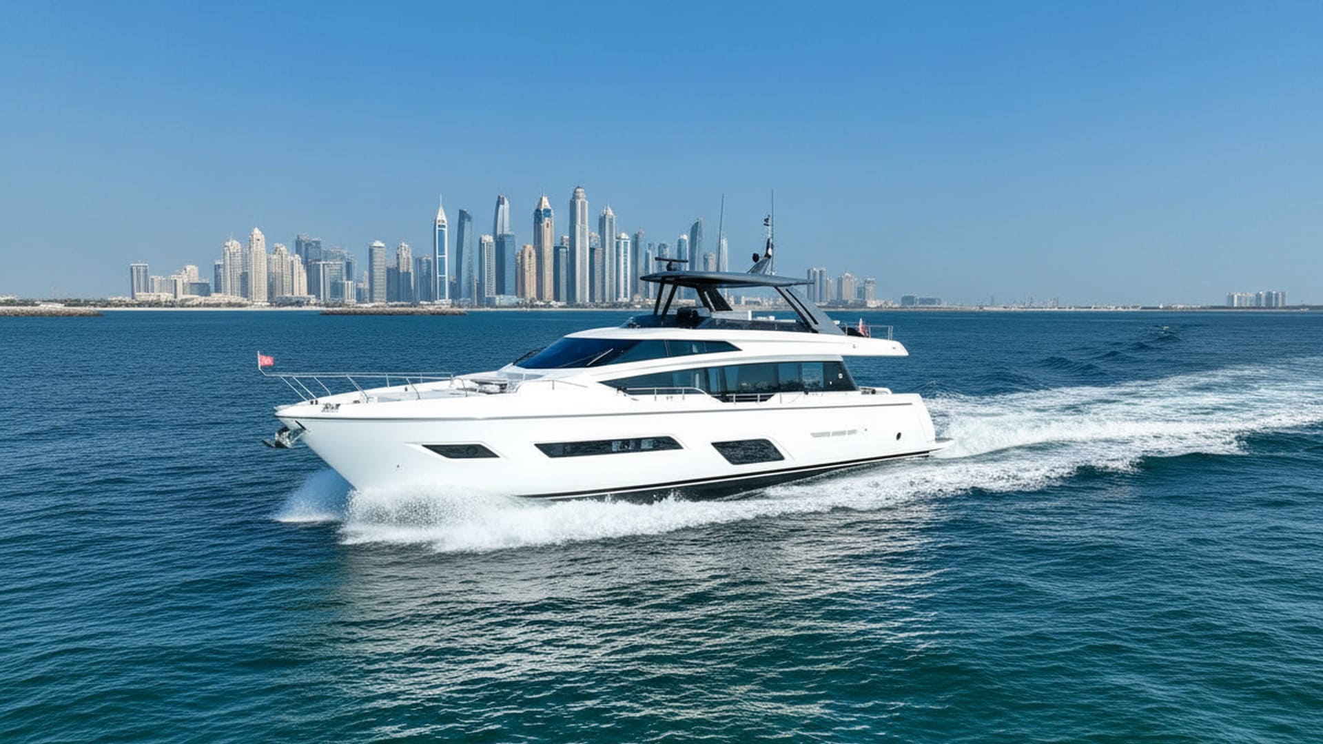 Crystal Knight 78 ft yacht charter Dubai