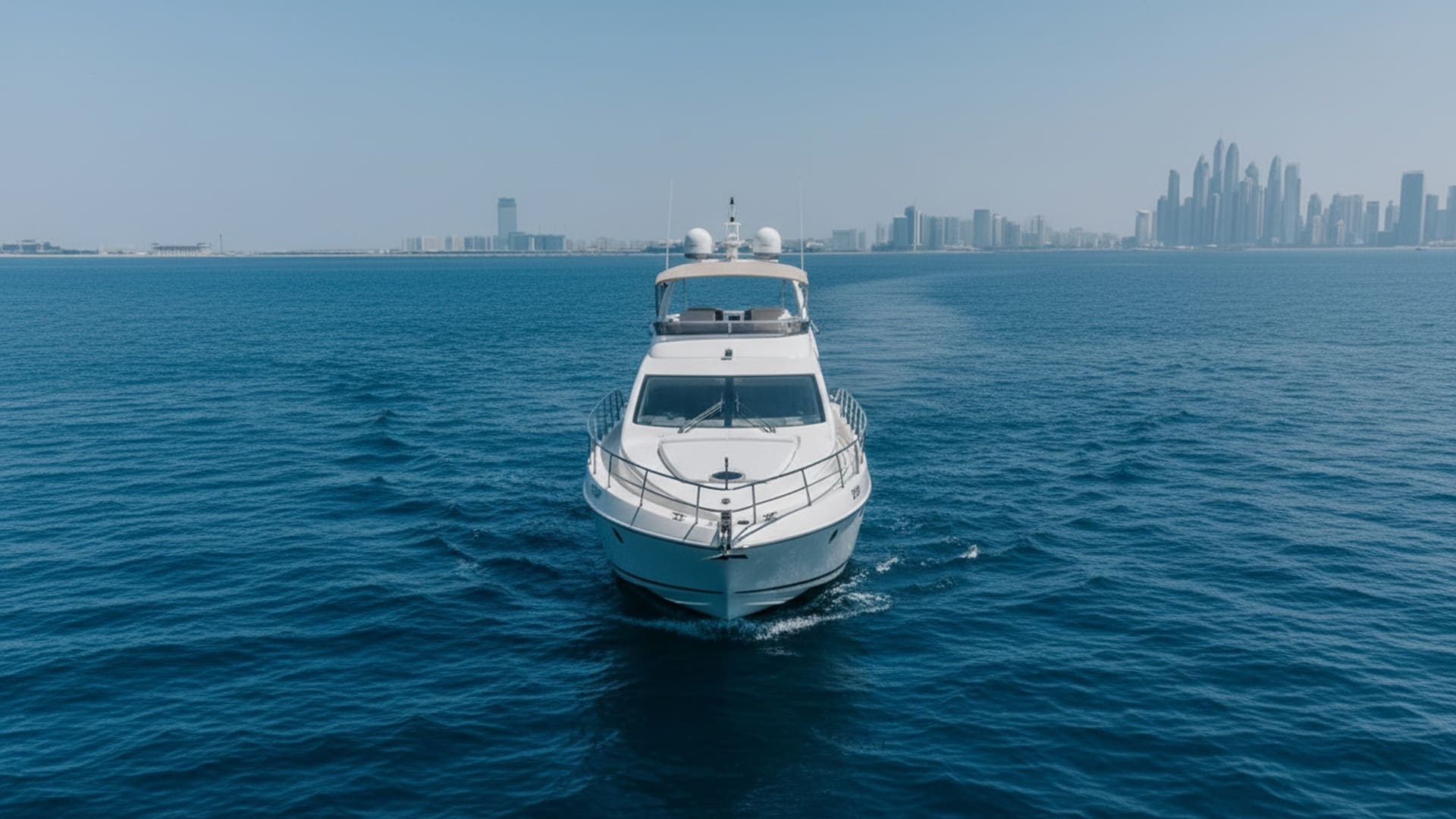 Golden Fortune 55 ft yacht spacious deck and lounge area